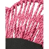 J-Line Lustro wiszące RAFFIA 50 cm różowe