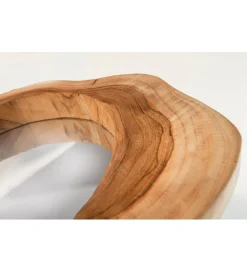 Invicta Interior - przedsprzedaż Lustro wiszące Reflect 31 cm drewno Teak