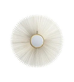 KARE Lustro wiszące Sunbeam 90 cm złote