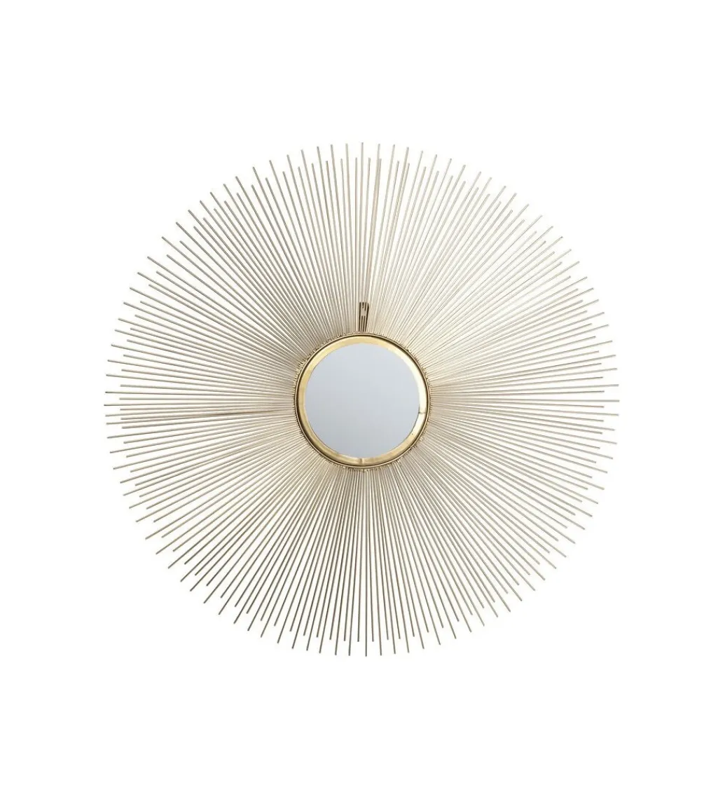 KARE Lustro wiszące Sunbeam 90 cm złote