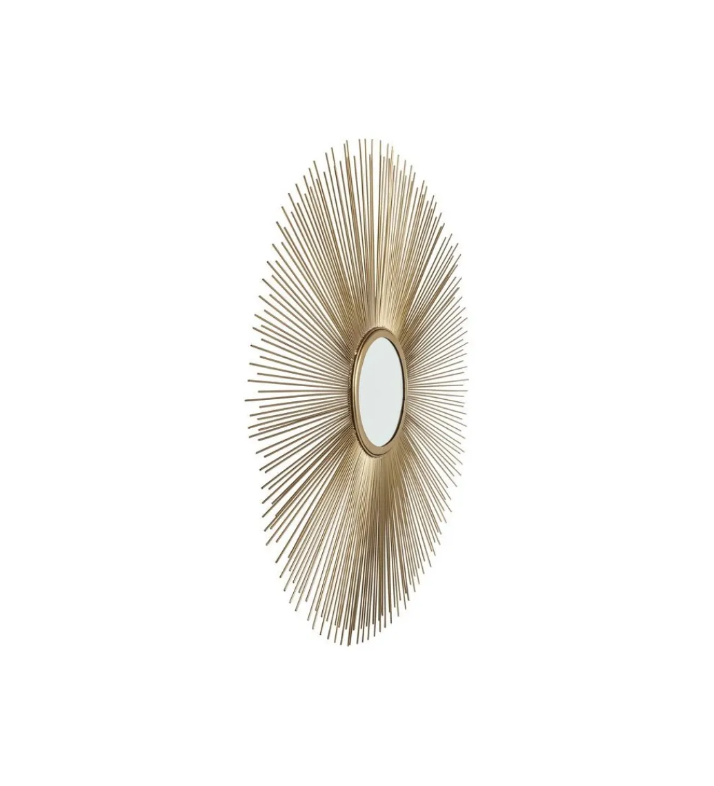 KARE Lustro wiszące Sunbeam 90 cm złote
