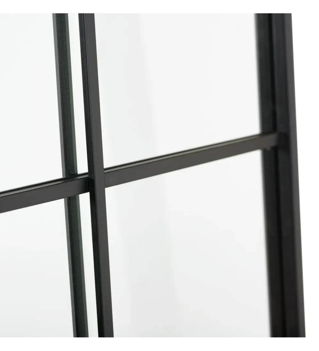 Zona-Design Lustro wiszące SYLAS 180 cm x 90 cm czarne