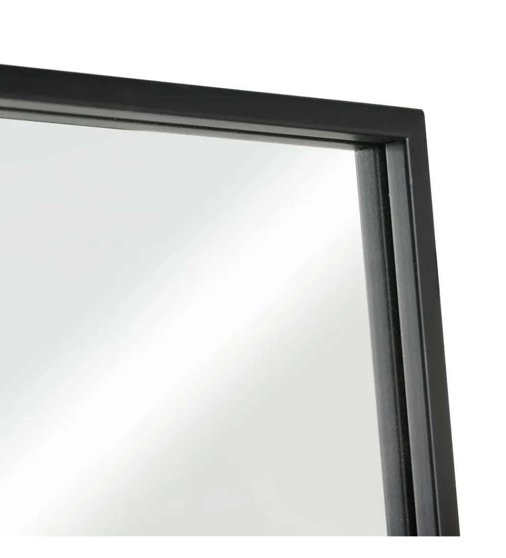 Zona-Design Lustro wiszące SYLAS 180 cm x 90 cm czarne
