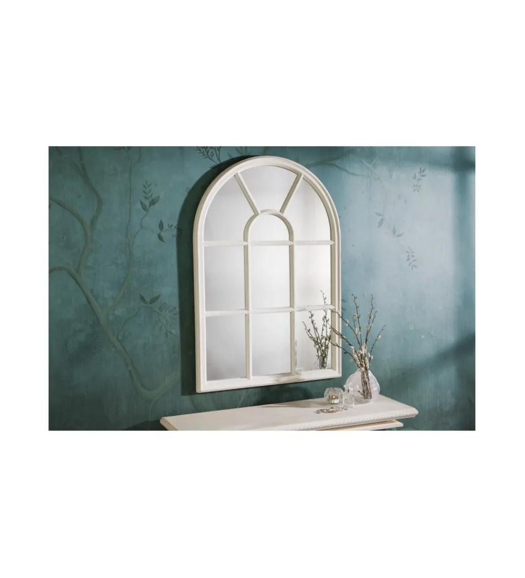 Invicta Interior Lustro wiszące WINDOW Castillo 70 cm białe