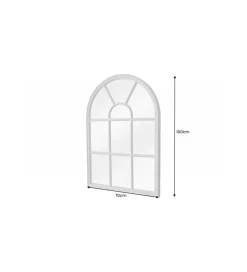 Invicta Interior Lustro wiszące WINDOW Castillo 70 cm białe