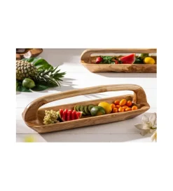 Invicta Interior Misa Bali 60 cm z uchwytem z drewna Teak