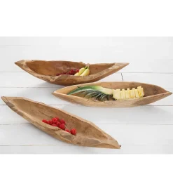 Invicta Interior - przedsprzedaż Misa drewniana Natur 60 cm drewno teak
