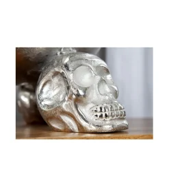 Invicta Interior Misa Skull Srebrna 35 cm