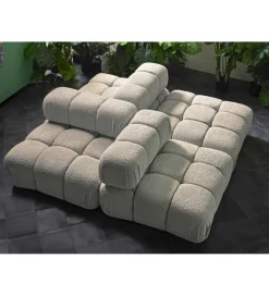 Imeri Modułowa Sofa puf KILLIAN 94 cm bez oparcia Beżowy