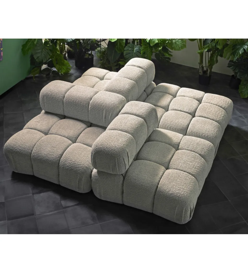 Imeri Modułowa Sofa puf KILLIAN 94 cm bez oparcia Beżowy