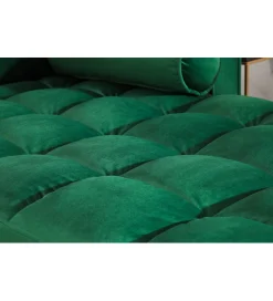 Invicta Interior Narożnik CANIS velvet  260 cm ciemnozielony