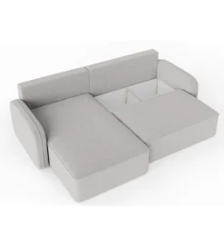 ZDDESIGN Narożnik rozkładany AKITA 225 cm z funkcją spania