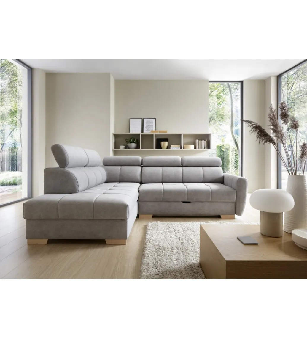 Comforteo Narożnik rozkładany DAYTONA 246 cm z funkcją spania