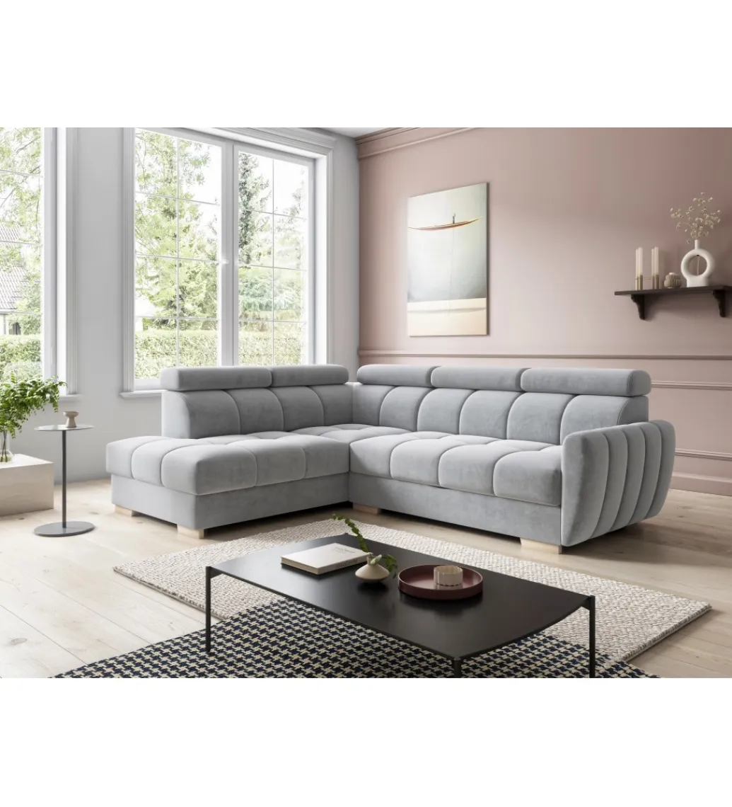 Comforteo Narożnik rozkładany DAYTONA 246 cm z funkcją spania