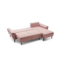 Comforteo Narożnik rozkładany JUANITA 262 cm z funkcją spania