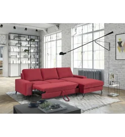 Comforteo Narożnik rozkładany MAKO Flavio MINI 264 cm z funkcją spania