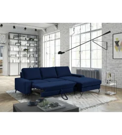 Comforteo Narożnik rozkładany MAKO Flavio MINI 264 cm z funkcją spania