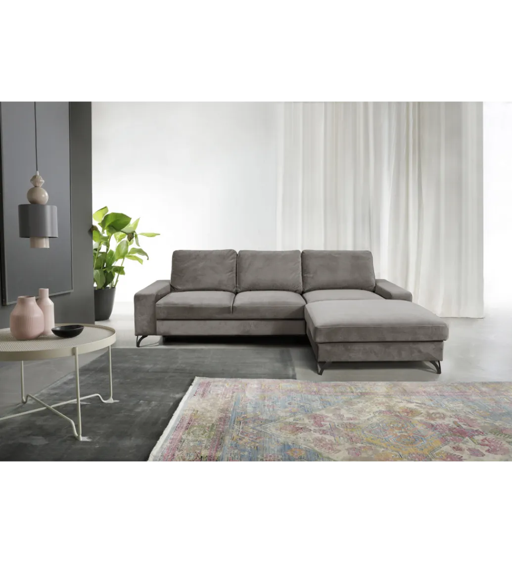 Comforteo Narożnik rozkładany MAKO Flavio MINI 264 cm z funkcją spania