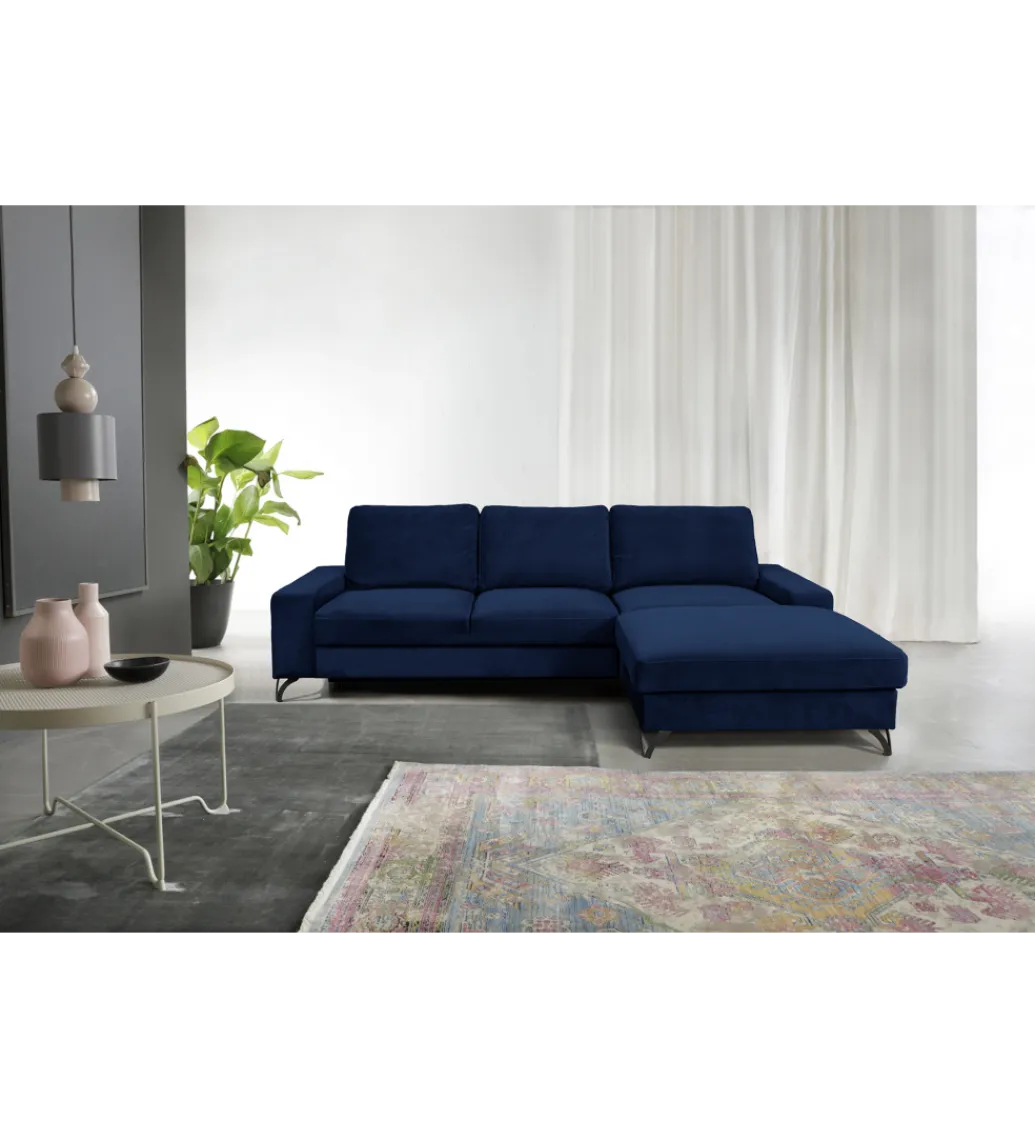Comforteo Narożnik rozkładany MAKO Flavio MINI 264 cm z funkcją spania