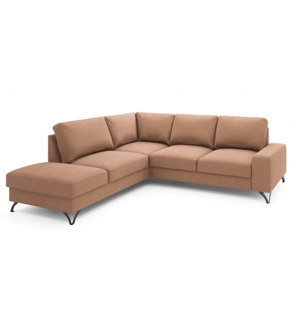 Comforteo Narożnik rozkładany MAKO Flavio MINI L 255 cm z funkcją spania