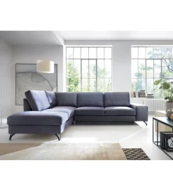 Comforteo Narożnik rozkładany MAKO Flavio MINI L 255 cm z funkcją spania