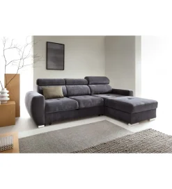 Comforteo Narożnik rozkładany NANCY Sofia 266 cm z funkcją spania