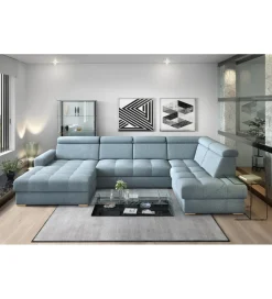Comforteo Narożnik  rozkładany VIVA Riva XXL 374 cm z funkcją spania