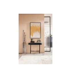 KDesign Obraz Abstract 80 cm x 120 cm złoto biały