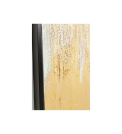 KDesign Obraz Abstract 80 cm x 120 cm złoto biały