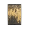KDesign Obraz Abstract 80 cm x 120 cm złoto czarny