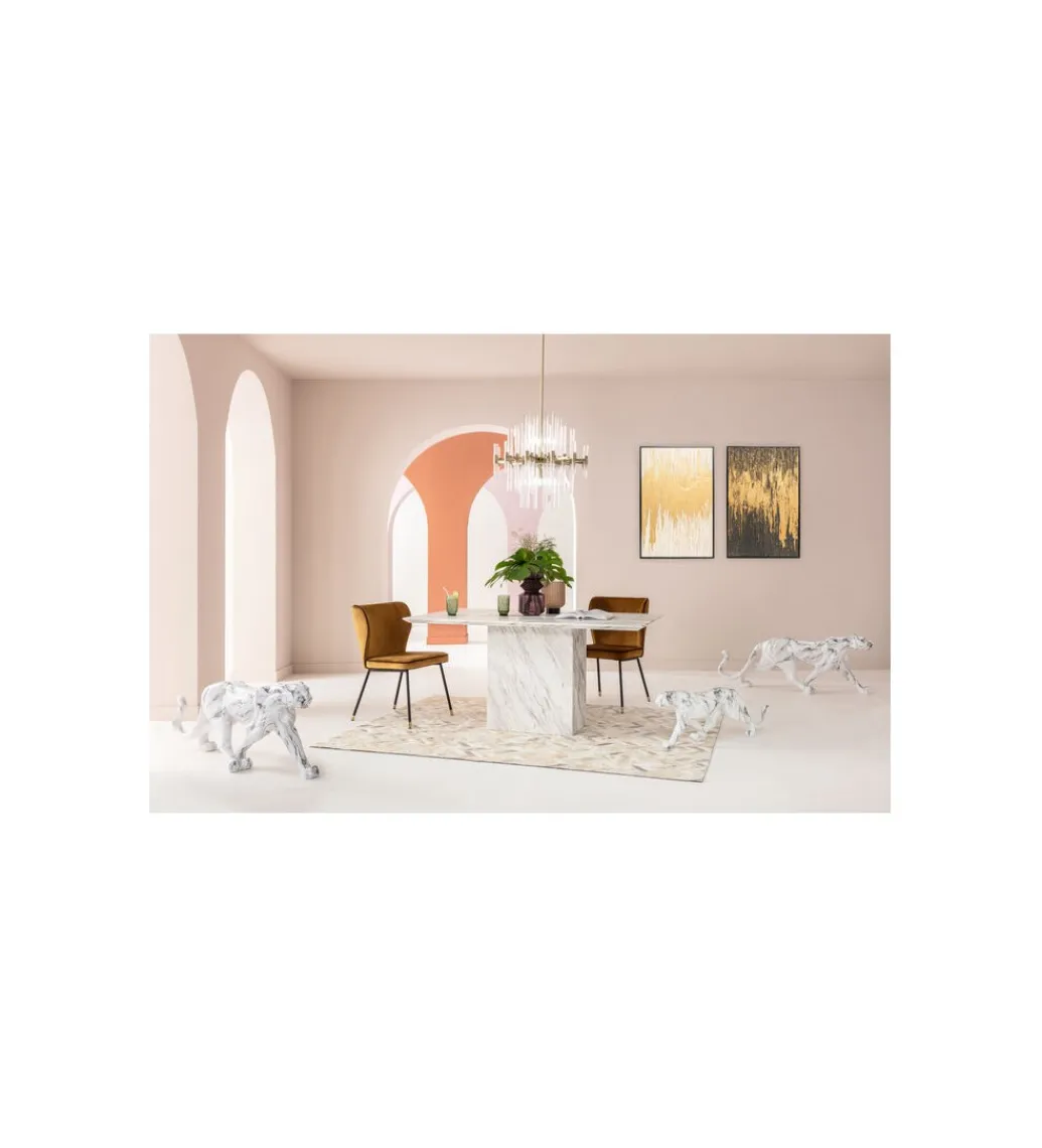 KDesign Obraz Abstract 80 cm x 120 cm złoto czarny