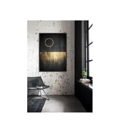 Zona-Design Obraz ABSTRAN 102 x 142 cm czarno złoty