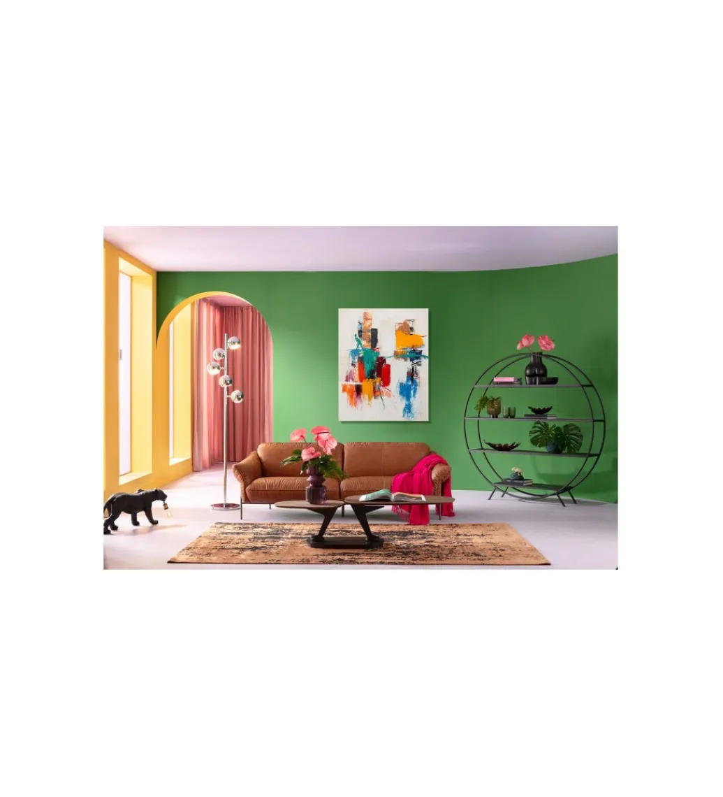 KDesign Obraz BE HAPPY 150 x 120 cm