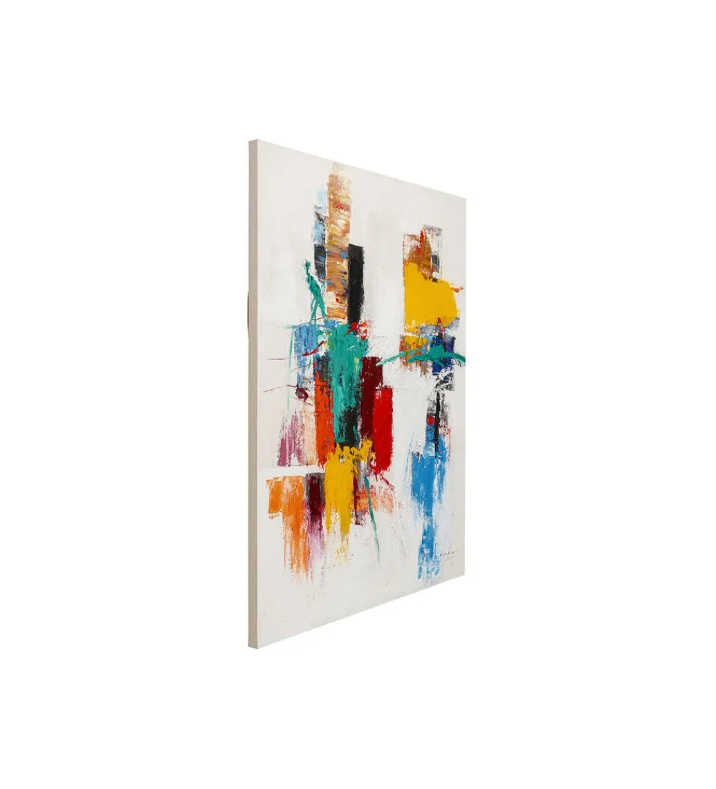 KDesign Obraz BE HAPPY 150 x 120 cm