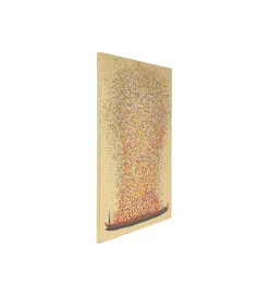 KDesign Obraz FLOWER BOAT GOLD PINK 40 x 50 cm