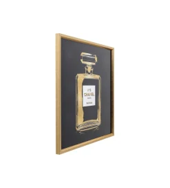 KDesign Obraz FRAGRANCE 115 x 115 cm złoty