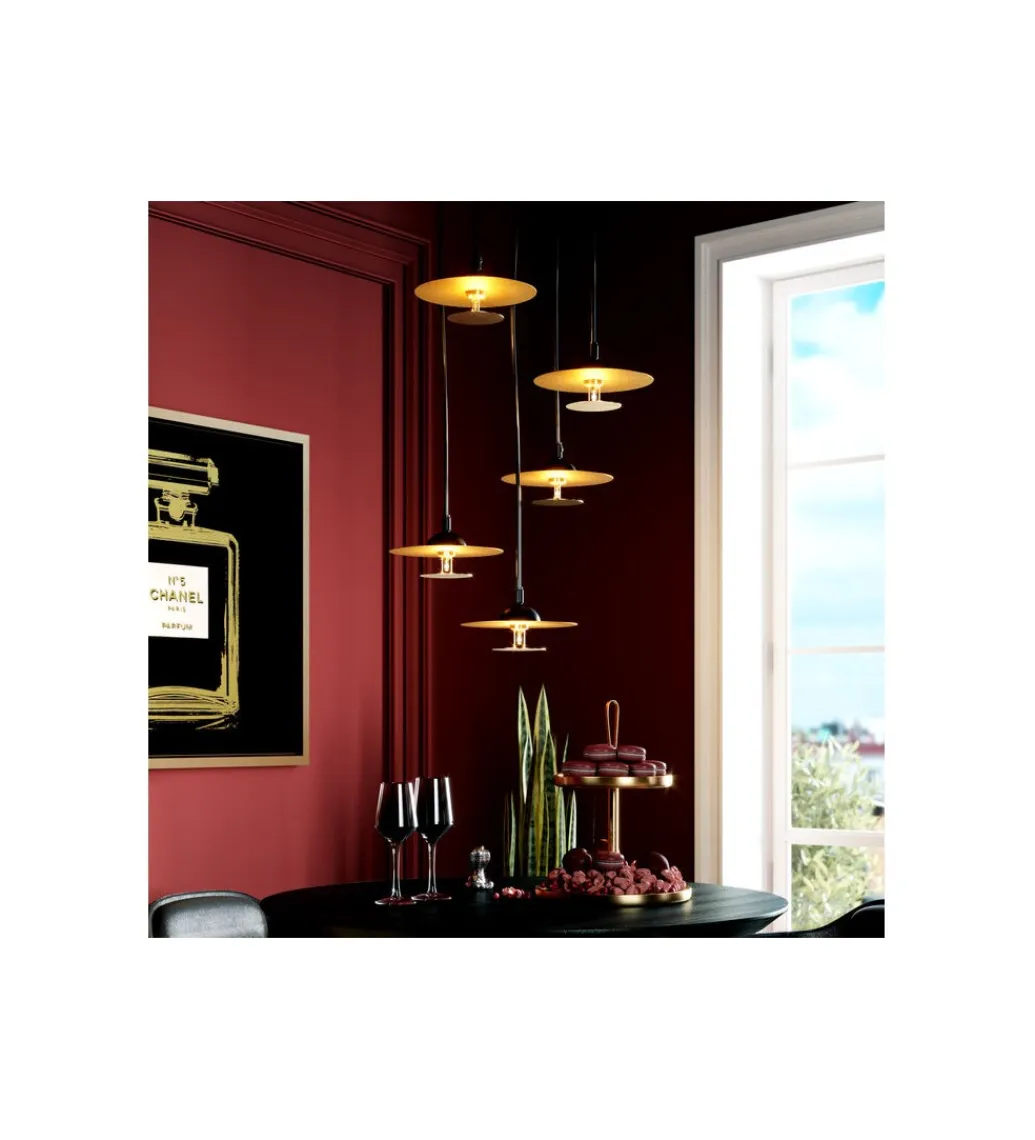 KDesign Obraz FRAGRANCE 115 x 115 cm złoty