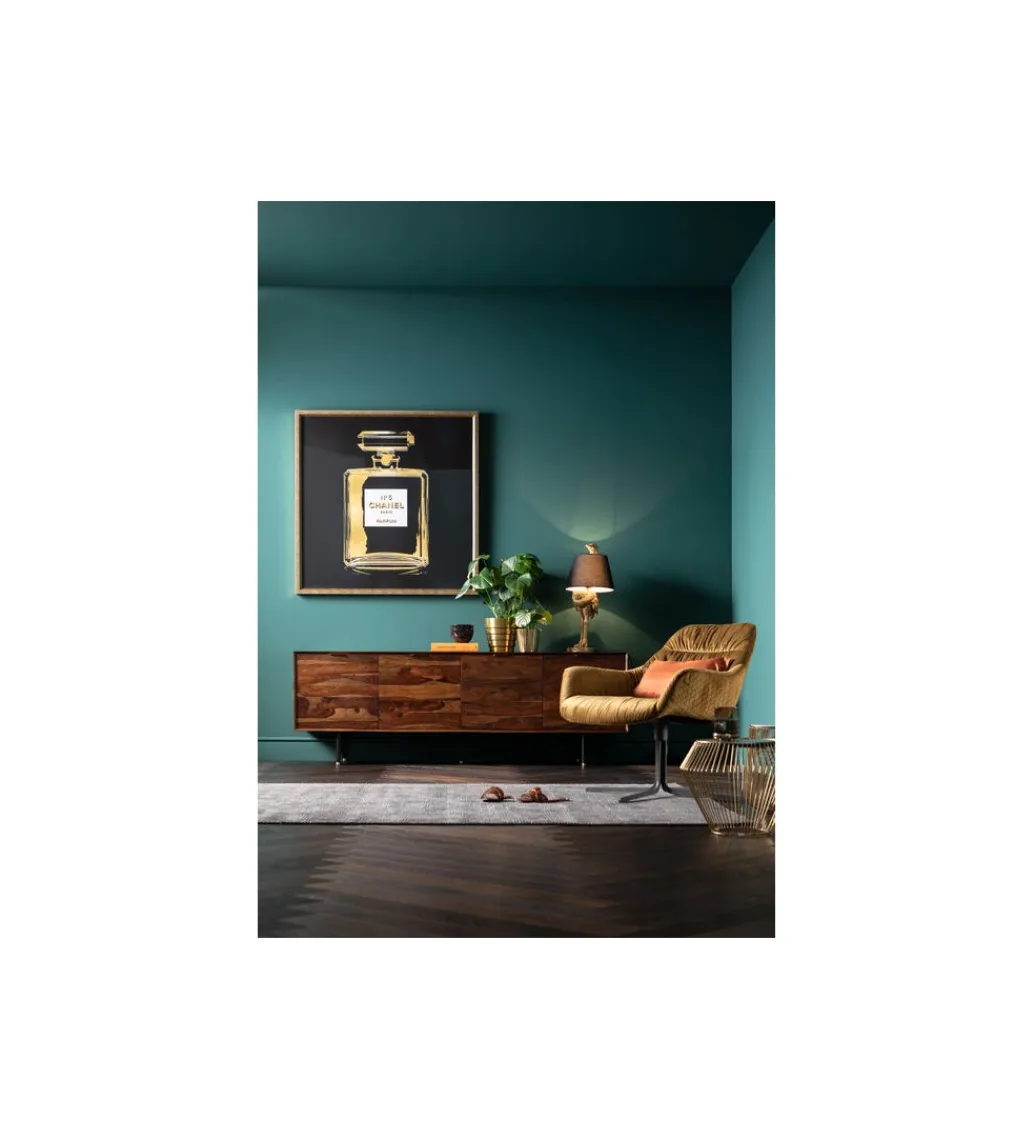 KDesign Obraz FRAGRANCE 115 x 115 cm złoty