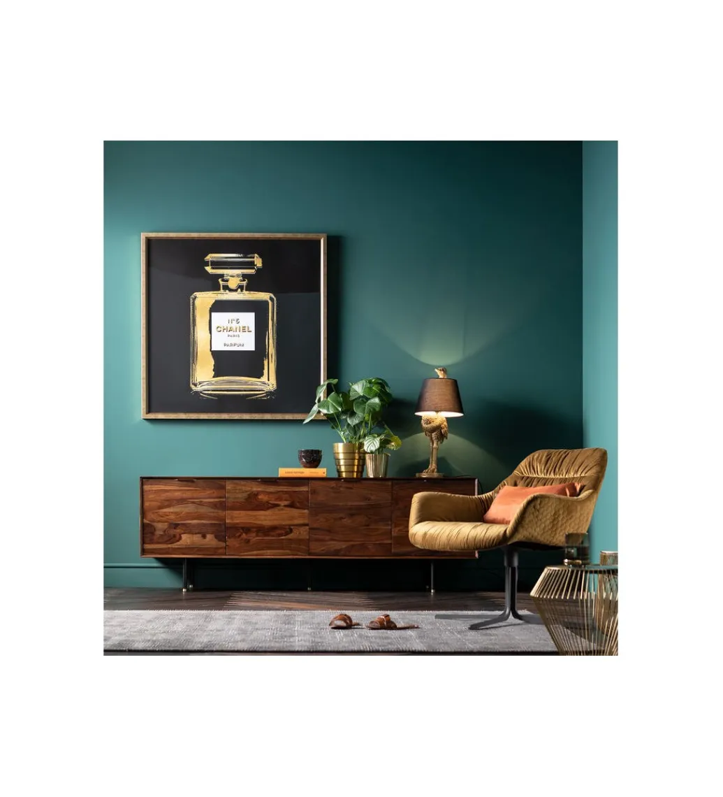 KDesign Obraz FRAGRANCE 115 x 115 cm złoty