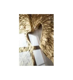 KDesign Obraz GOLD WINGS 120 x 120 cm biało złoty