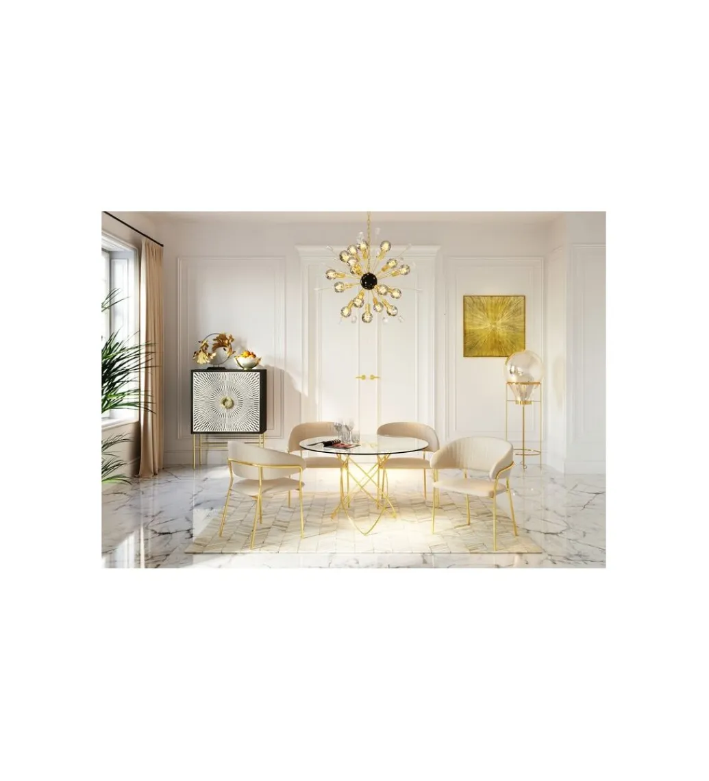 KDesign Obraz ILLUMINO 80 x 80 cm złoty