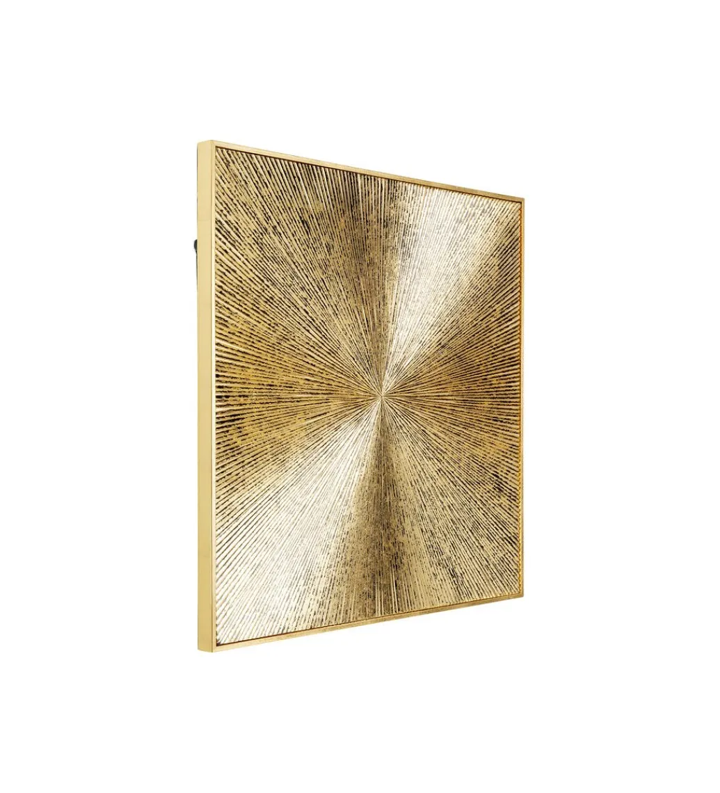KDesign Obraz ILLUMINO 80 x 80 cm złoty