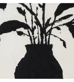 Zona-Design Obraz KWIATY 80 x 100 cm czarnobiały