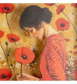 Zona-Design Obraz MADAM FOWER 43 x 63 cm