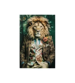 KDesign Obraz MISTER LION 150 x 100 cm szklany