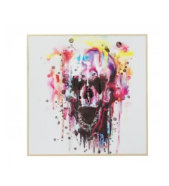 Invicta Interior Obraz olejny Czaszka 50 cm x 50 cm
