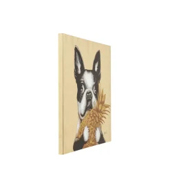KDesign Obraz PIES Z ANANASEM 80 x 80 cm