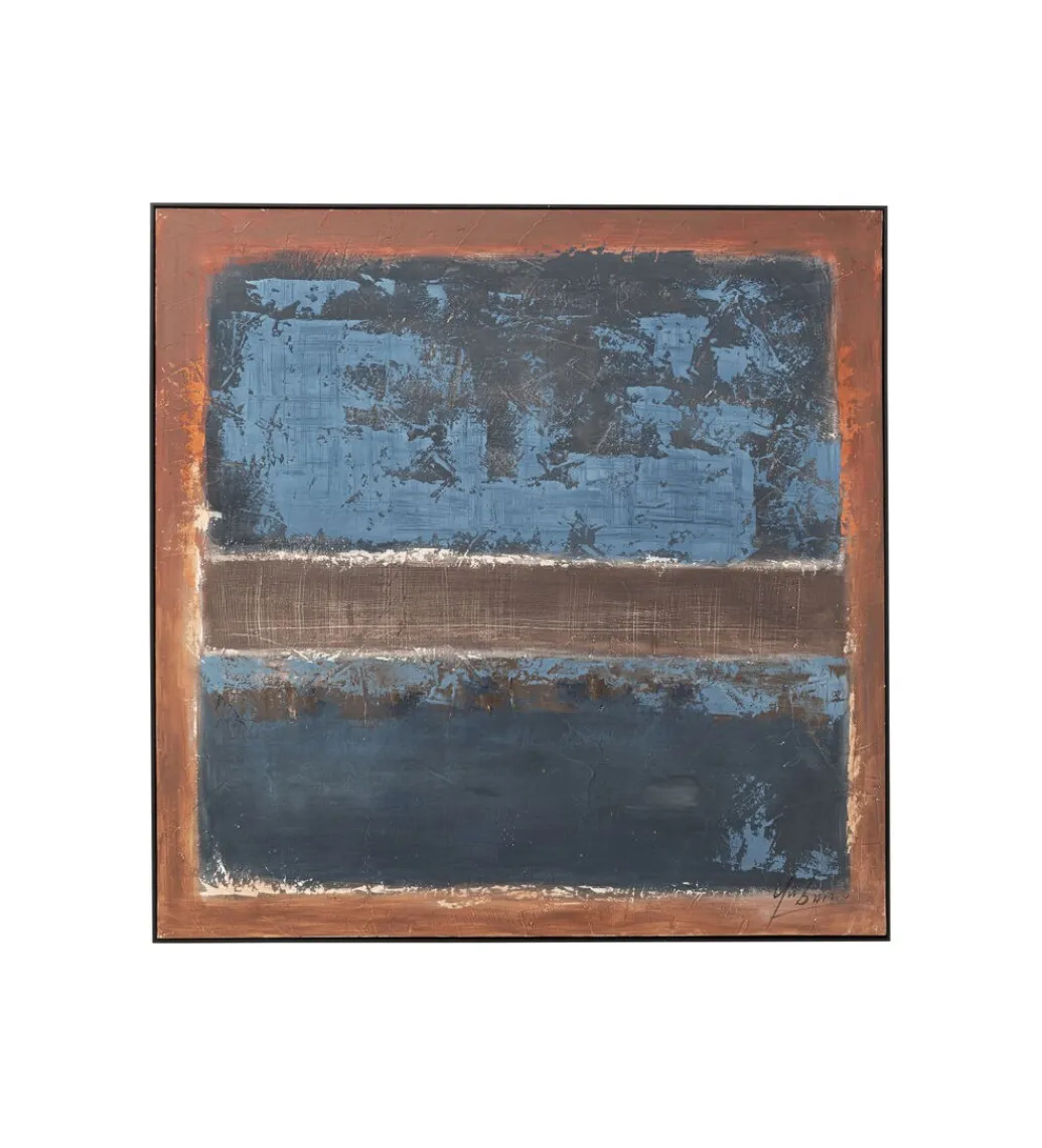 KDesign Obraz Silence Blue 120 cm x 120 cm