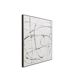 KDesign Obraz SKERCH 120 x 120 cm biały
