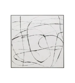 KDesign Obraz SKERCH 120 x 120 cm biały